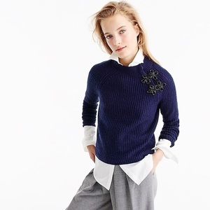 JCrew Navy Sweater NWT